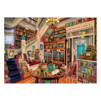 Ravensburger The Fantasy Bookshop Jigsaw Puzzle 1000 Pieces image number 2