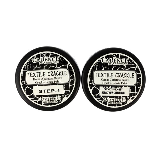 Cadence Cobalt Blue Textile Crackle Set  image number 3