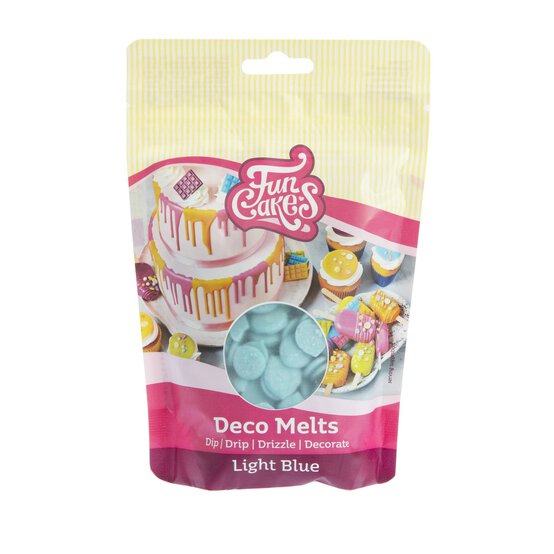 Funcakes Light Blue Deco Melts 250g image number 1