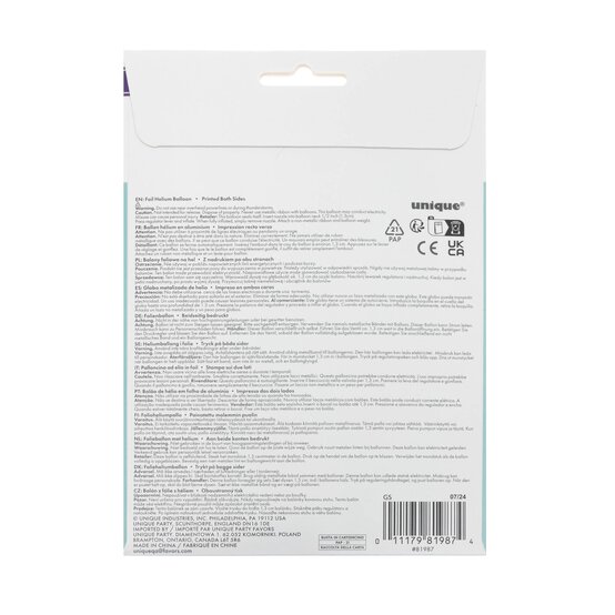 Large Good Luck Foil Balloon image number 3