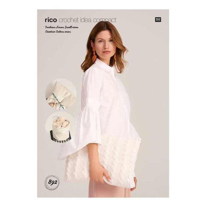 Rico Fashion Linen Swell Cushion and Basket Digital Pattern 892 image number 1