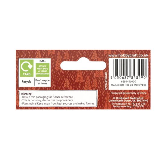 Winter’s Garden Clear Stickers 7 Pieces image number 5