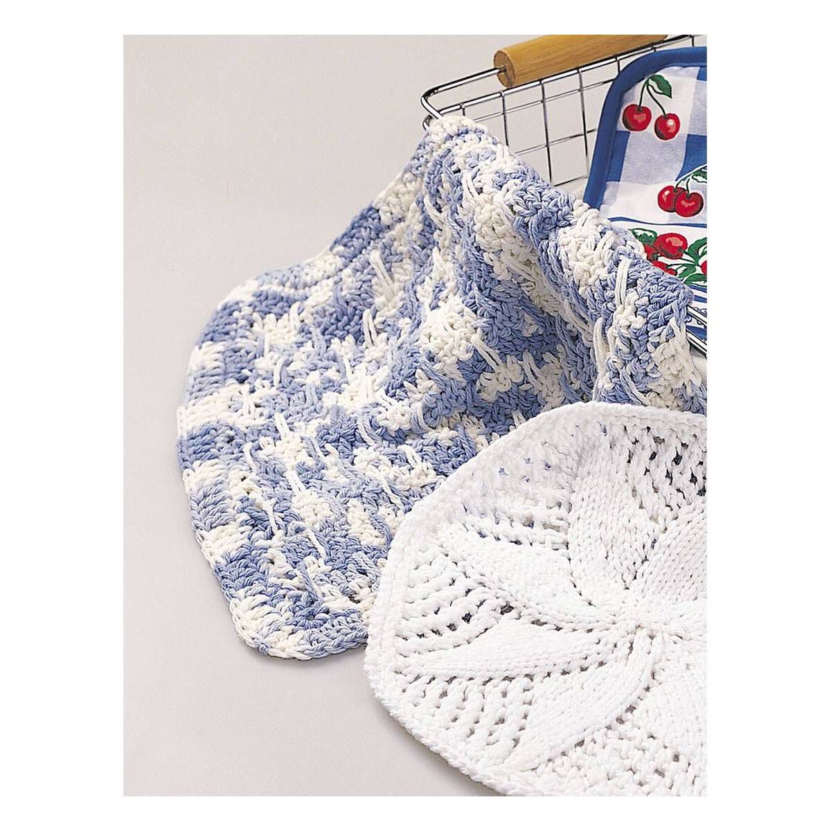 FREE PATTERN Lily Sugar 'n Cream Lacy Dishcloth Hobbycraft