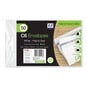 White Peel and Seal Envelopes C6 50 Pack image number 1