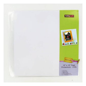 Page Protectors 12 x 12 Inches 10 Pack
