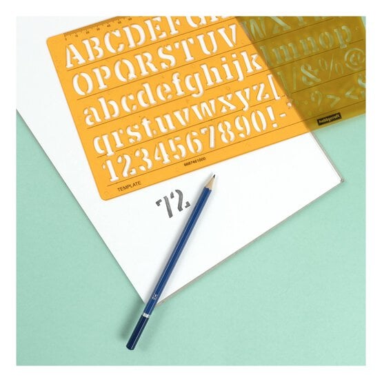 Font Letter Stencil  image number 2