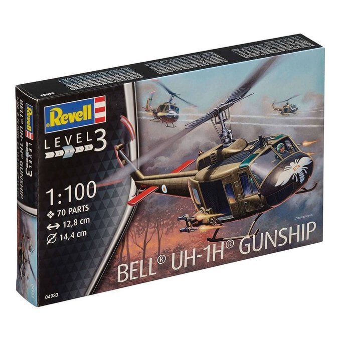 Revell Bell UH 1H Gunship Model Kit 1:100 image number 1