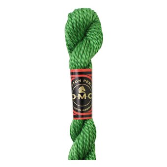 DMC Green Pearl Cotton Thread Size 3 15m (702)
