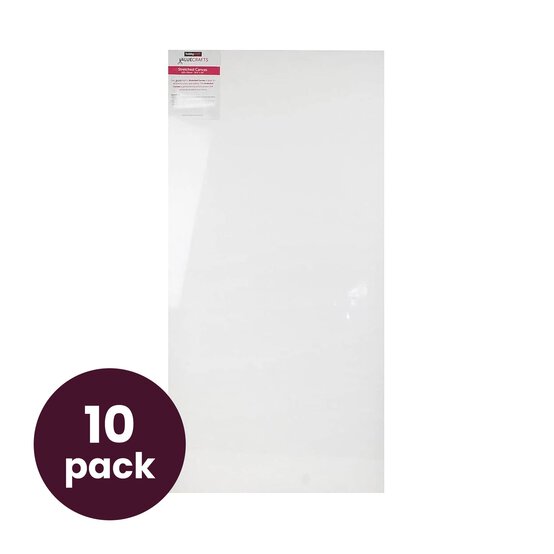 Valuecrafts Stretched Canvas 100cm x 50cm 10 Pack Bundle image number 1