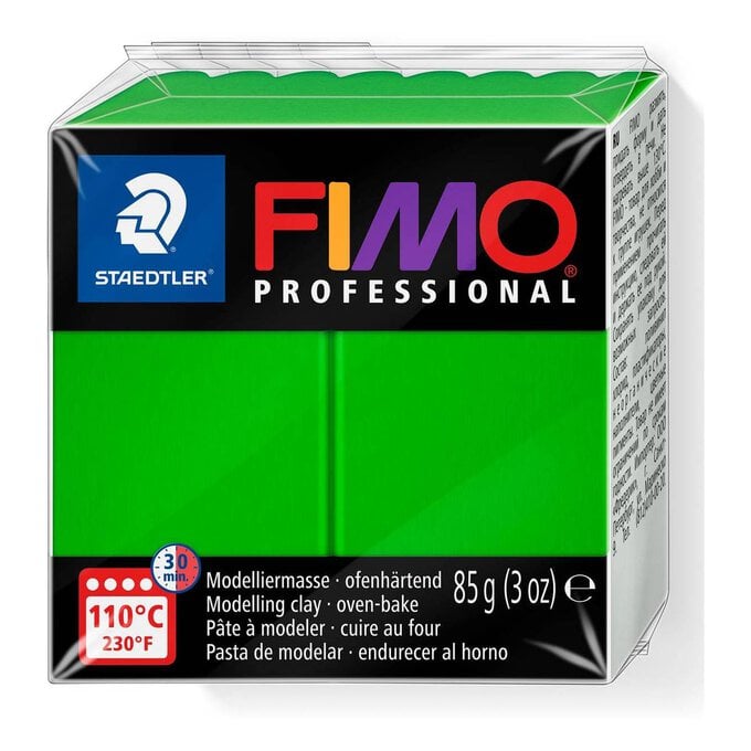 Fimo Professional Green Modelling Clay 85g image number 1