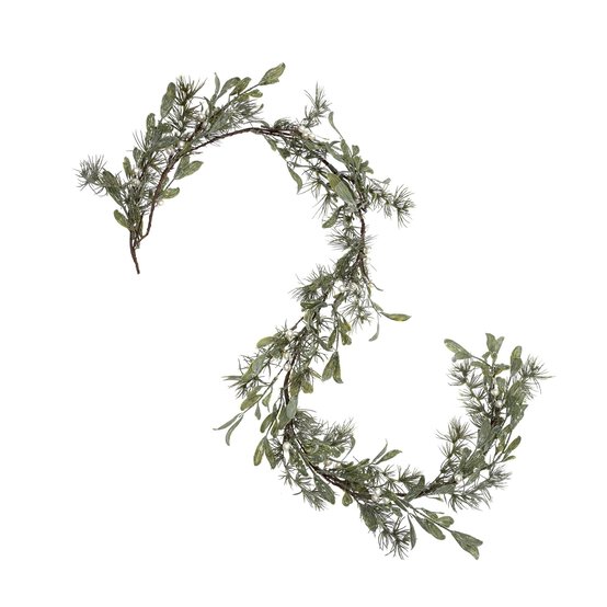 Frosted Leaf Garland 1.5m image number 2