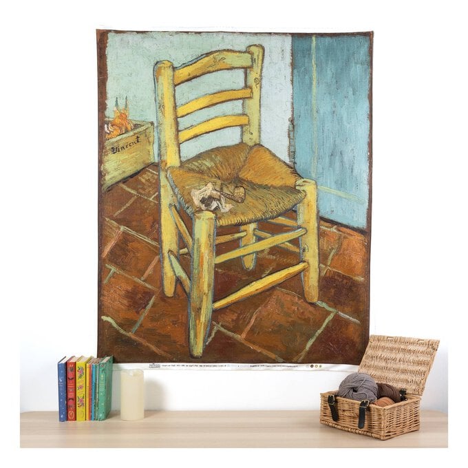 Van Gogh Chair Cotton Fabric Panel 90cm x 112cm image number 1