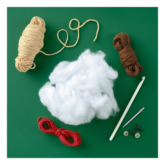 Make Your Own Crochet Reindeer Decoration Kit image number 2