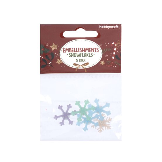Acrylic Snowflakes 5 Pack image number 4