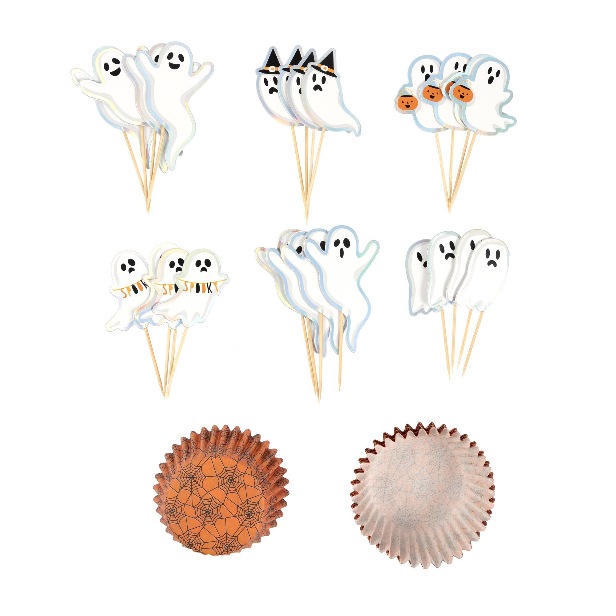 Ghost Cupcake Kit 24 Pack Hobbycraft