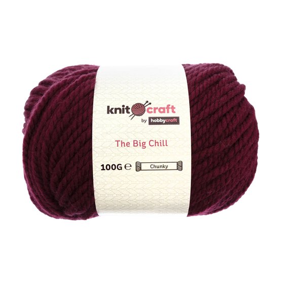 Knitcraft Burgundy The Big Chill 100g image number 1