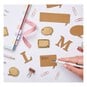 Papermania Chipboard Alphabet Stickers 52 Pieces image number 3