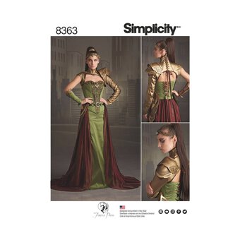 Simplicity Women's Costume Sewing Pattern S8363 (H5 6-14)