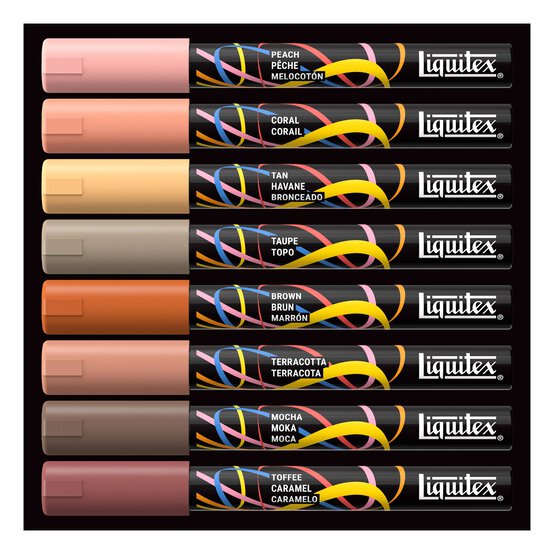 Liquitex Portrait Markers 2mm 8 Pack image number 3