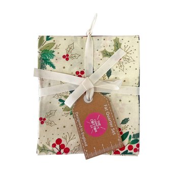 Holly Cotton Fat Quarters 4 Pack