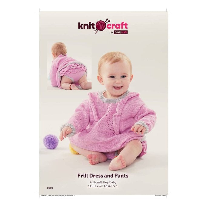 Knitcraft Frill Dress and Pants Digital Pattern 0099 image number 1