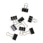 Black Binder Clips 20 Pack image number 1