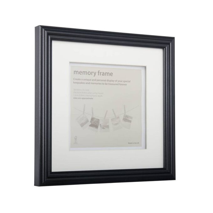 Black Memory Frame 30cm x 30cm image number 1