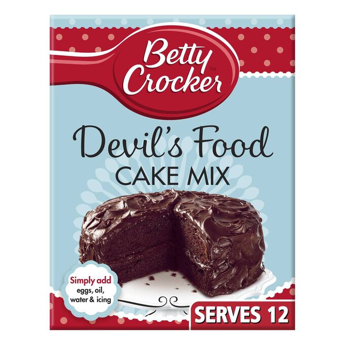 Betty Crocker Devil's Food Chocolate Cake Mix 425g image number 1