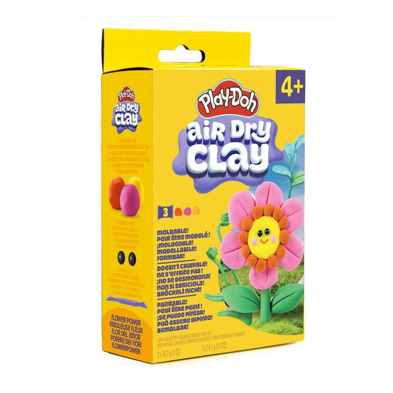 Play-Doh Air Dry Clay Flower Power Kit image number 4