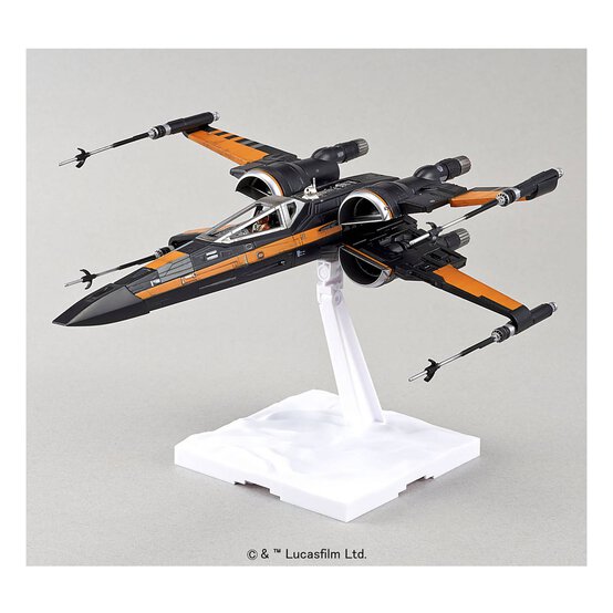 Revell Bandai Poe&rsquo;s X-Wing Fighter Model Kit 1:72 image number 2