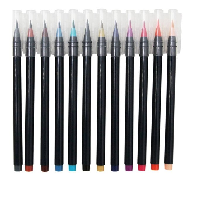 Watercolour Markers 12 Pack image number 1