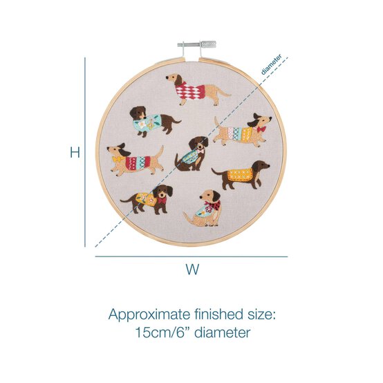 Trimits Dogs Embroidery Hoop Kit image number 4