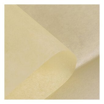Pale Yellow Tissue Paper 50cm x 75cm 6 Pack