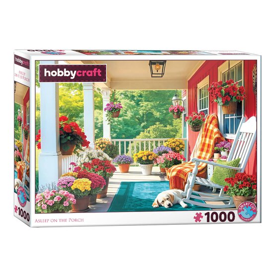 Asleep on the Porch Jigsaw Puzzle 1000 Pieces image number 1