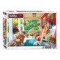 Asleep on the Porch Jigsaw Puzzle 1000 Pieces image number 1