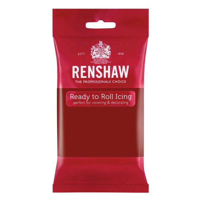 Renshaw Ready To Roll Ruby Red Icing 250g image number 1