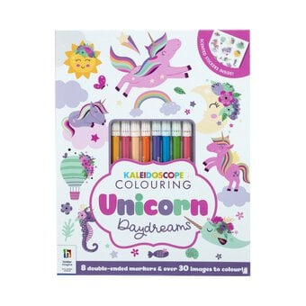 Kaleidoscope Unicorn Daydreams Colouring Kit