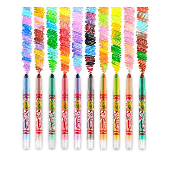 Crayola Twistable Swirl Crayons 10 Pack image number 2
