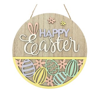 Happy Easter Sign 18cm
