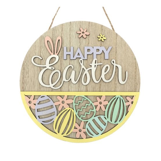 Happy Easter Sign 18cm image number 2