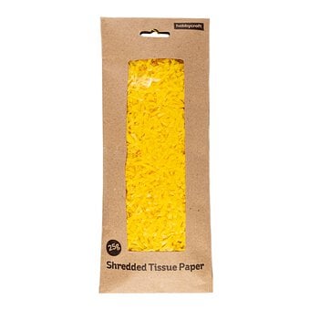 Yellow Shredded Tissue Paper 25g image number 3