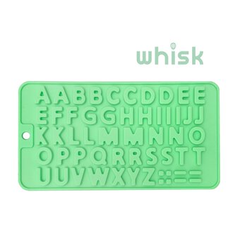 Whisk Alphabet Silicone Candy Mould 