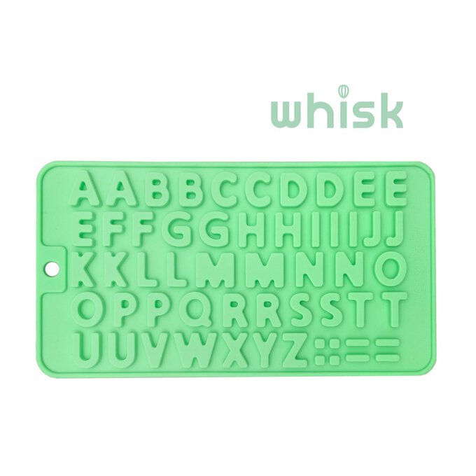 Whisk Alphabet Silicone Candy Mould  image number 1