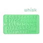 Whisk Alphabet Silicone Candy Mould  image number 1