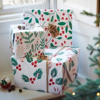 White Kraft Wrapping Paper 70cm x 8m