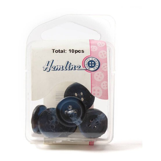 Hemline Assorted Basic Knitwear Button 10 Pack image number 2