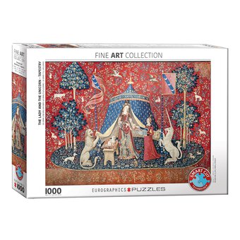Eurographics The Lady and the Unicorn Jigsaw Puzzle 1000 Pieces