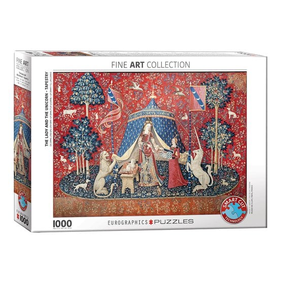Eurographics The Lady and the Unicorn Jigsaw Puzzle 1000 Pieces image number 1