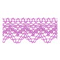 Lilac 25mm Scallop Cotton Lace Trim by the Metre image number 2