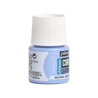 Pebeo Setacolor Iced Blue Leather Paint 45ml image number 4